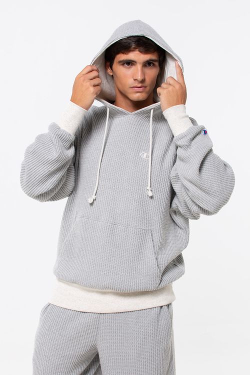 Hoodie Waffle para Hombre