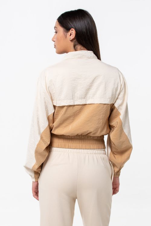 Campera Woven Full-Zip para Mujer