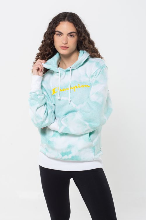 Hoodie Lightweight Reverse Tie Dye para Mujer