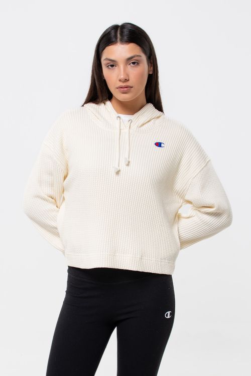 Hoodie Waffle Knit para Mujer