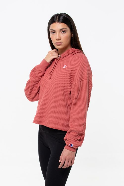 Hoodie Waffle Knit para Mujer