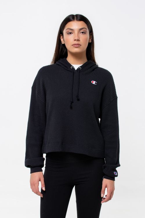 Hoodie Waffle Knit para Mujer