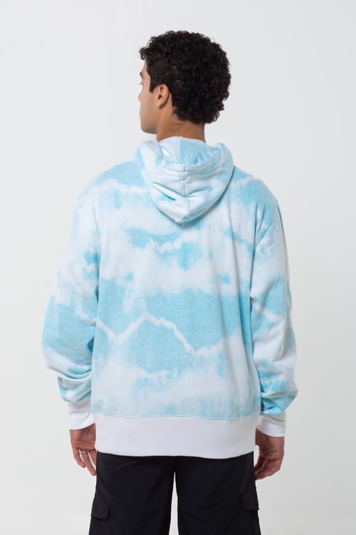 Hoodie Lightweight Tie Dye para Hombre