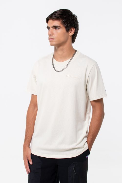 Remera Curved Hem Slub para Hombre