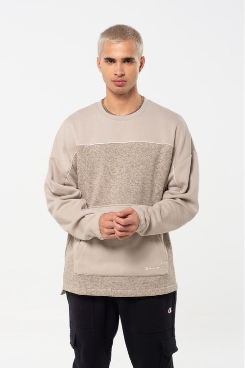 Sweater Knit Fleece Crew para Hombre