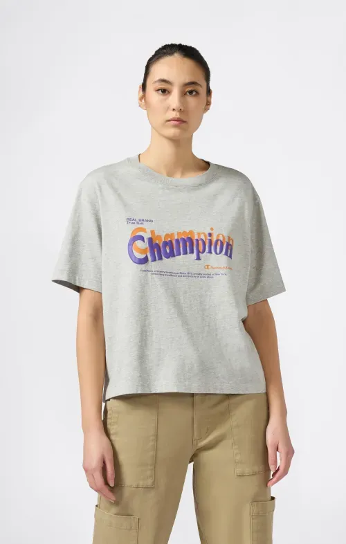 Camiseta Gráfica Loose Fit para Mujer