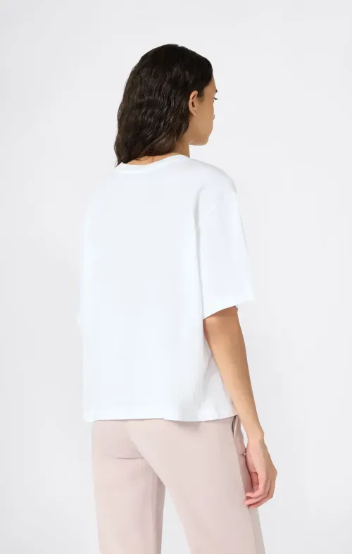 Camiseta Gráfica Loose Fit para Mujer