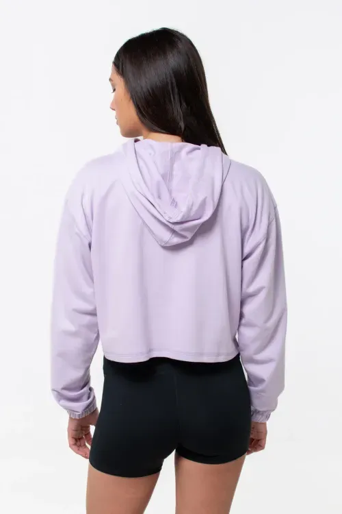 Hoodie Crop para Mujer