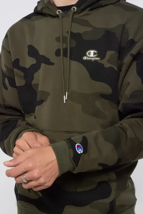 Hoodie Clasico Fleece Camo para Hombre