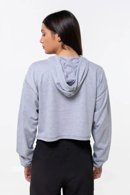 Hoodie Crop para Mujer