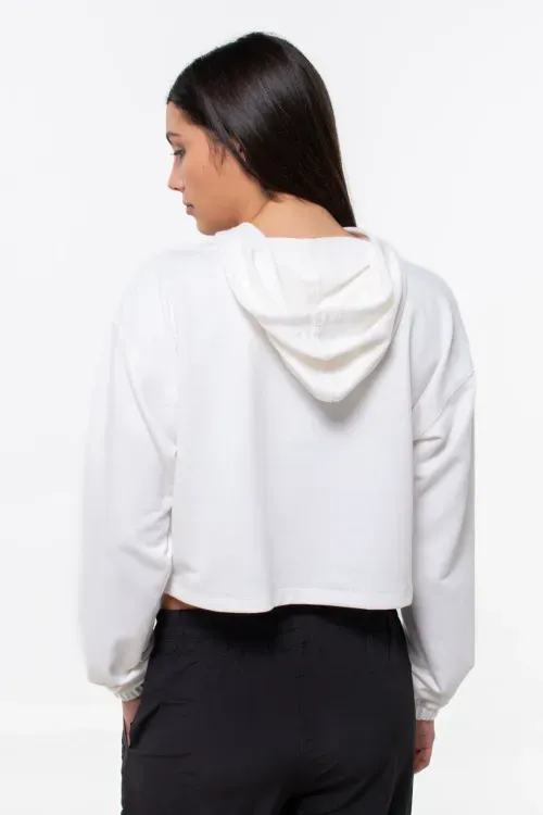 Hoodie Crop para Mujer