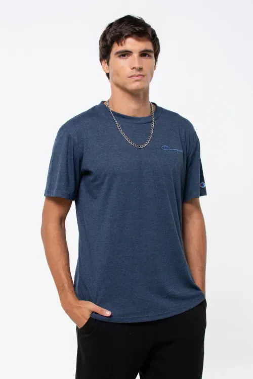 Remera Curved Hem Slub para Hombre