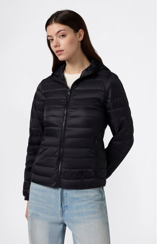 Campera Acolchada Con Capucha Para Mujer
