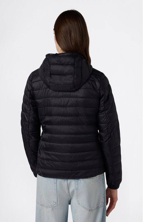 Campera Acolchada Con Capucha Para Mujer