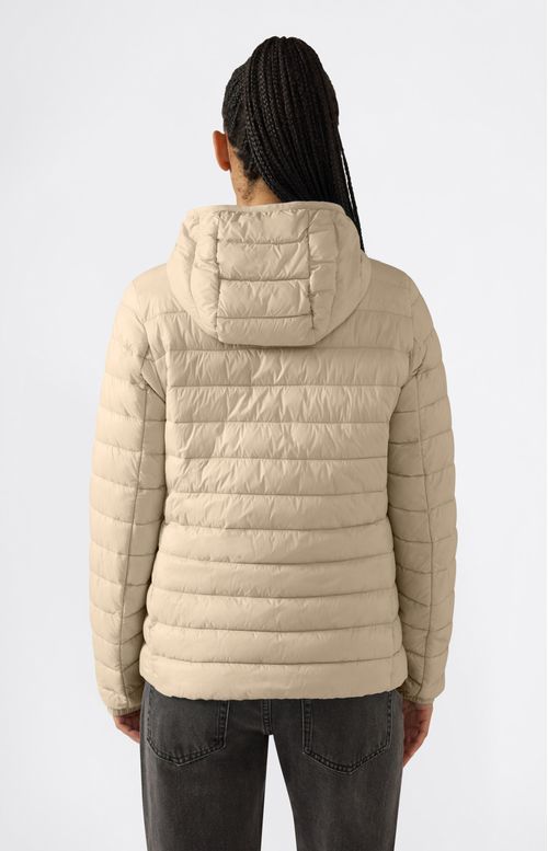 Campera Acolchada Con Capucha Para Mujer