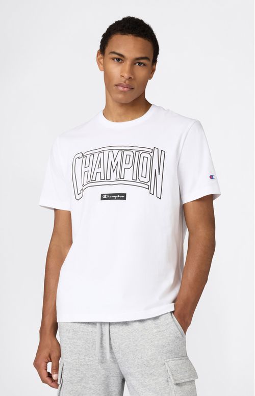 Remera Logo Puff Print Para Hombre