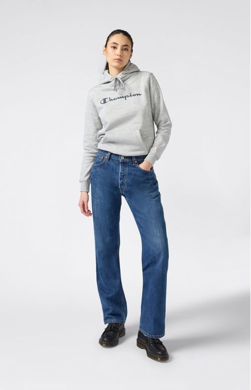 Hoodie Script Shop con friza para Mujer