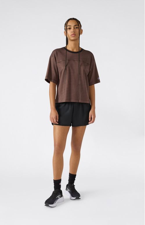 Pantalones cortos de nylon stretch para mujer